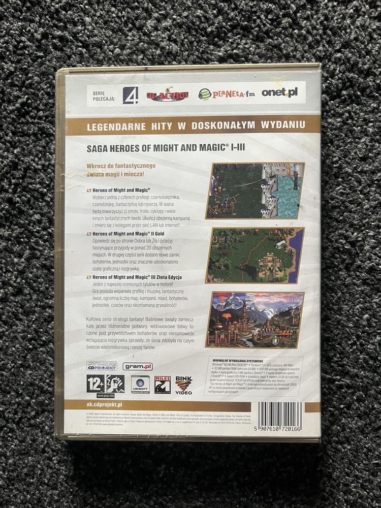 Gra Saga Heroes of might and magic 1-3