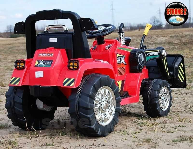 Super mocny TRAKTOR Z ŁYŻKĄ   Dla dziecka 12V Świetny Prezent