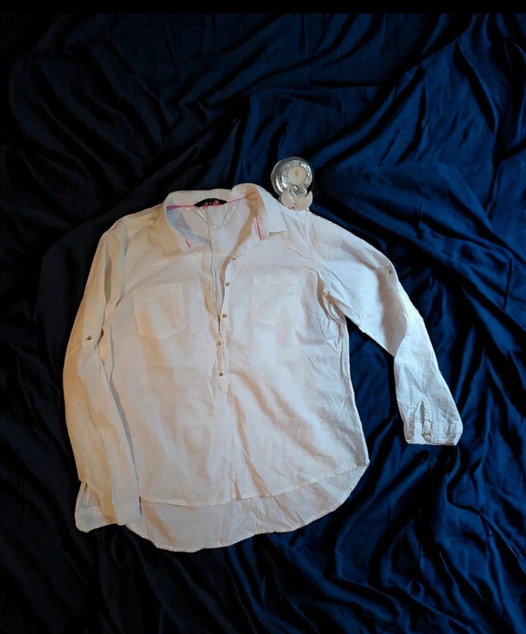 Bluzka damska koszula markową Reserved bluza biały xl 42 l 40 white ch
