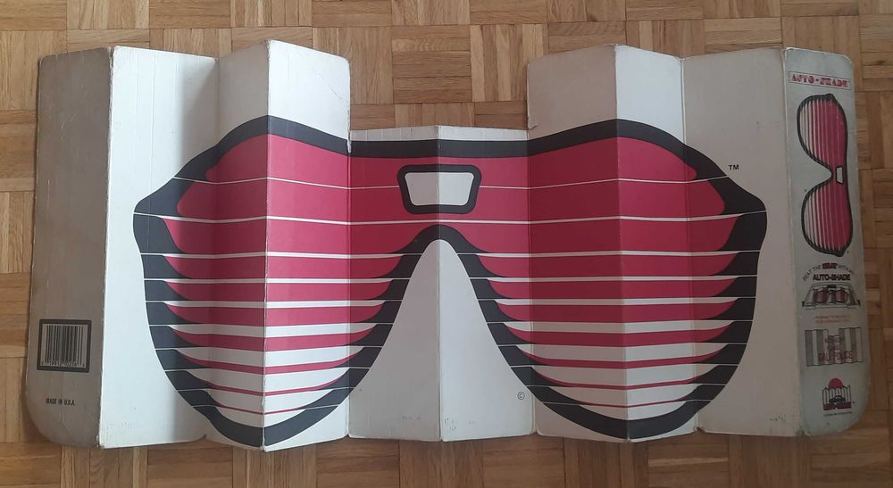 Osłona przeciwsłoneczna Auto-Shade 1986 USA