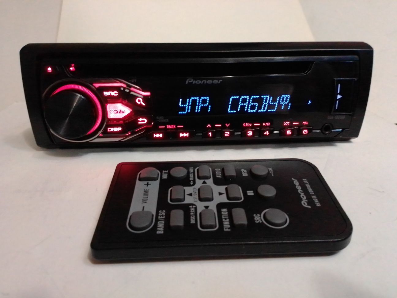 Автомагнітола Pioneer deh-1801ub із usb та bluetooth audio(оригінал)