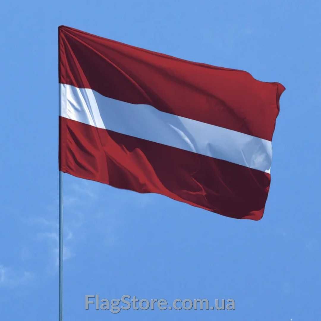 Латвийский флаг Латвии 150х90 латвійський прапор Латвії Flag of Latvia