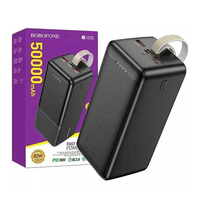 Power bank 50000 mAh Borofone BJ33D 22.5W павербанк павер Pawer
