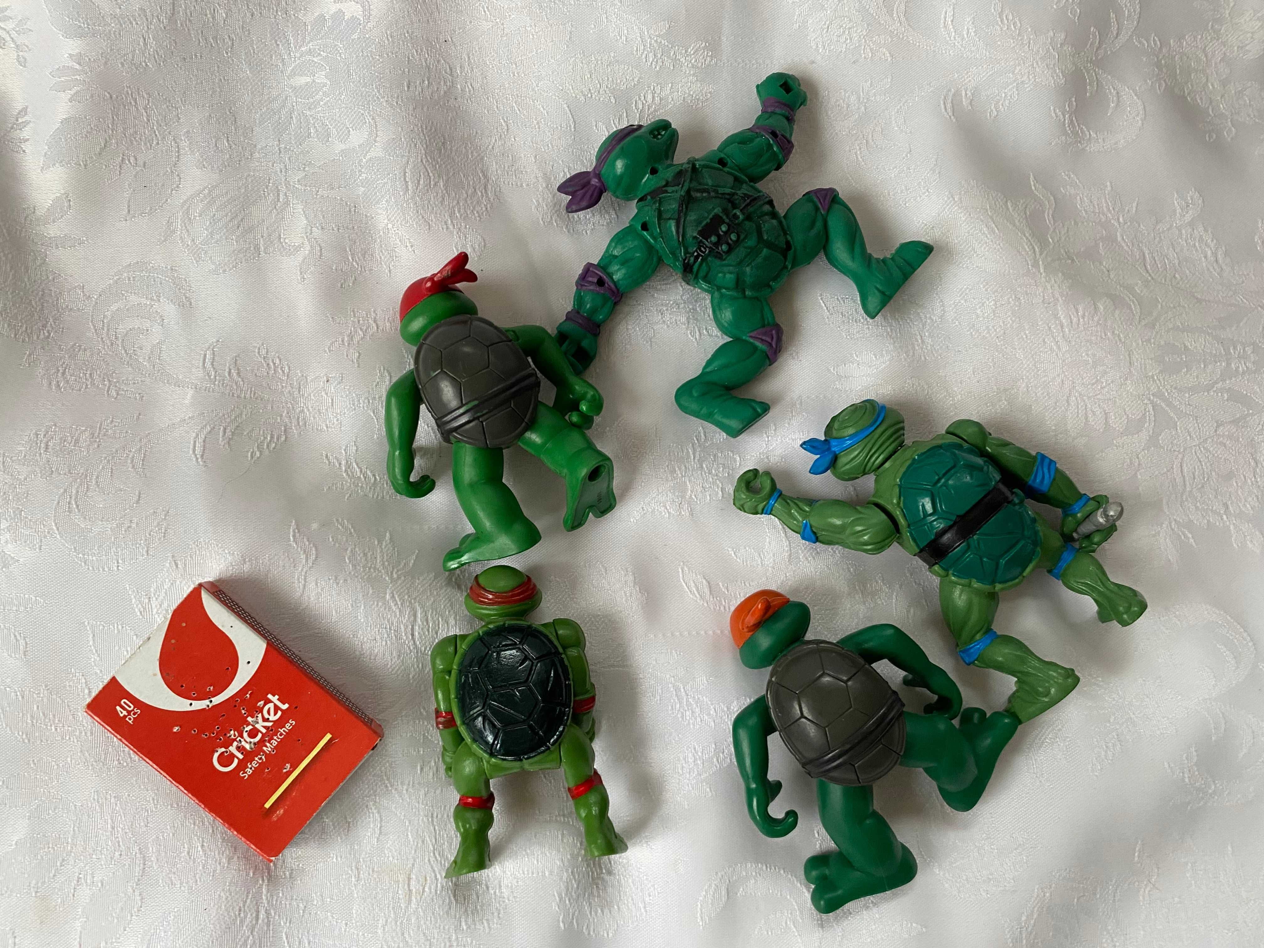 Figurki żółwie NINJA TURTLES 5 sztuk