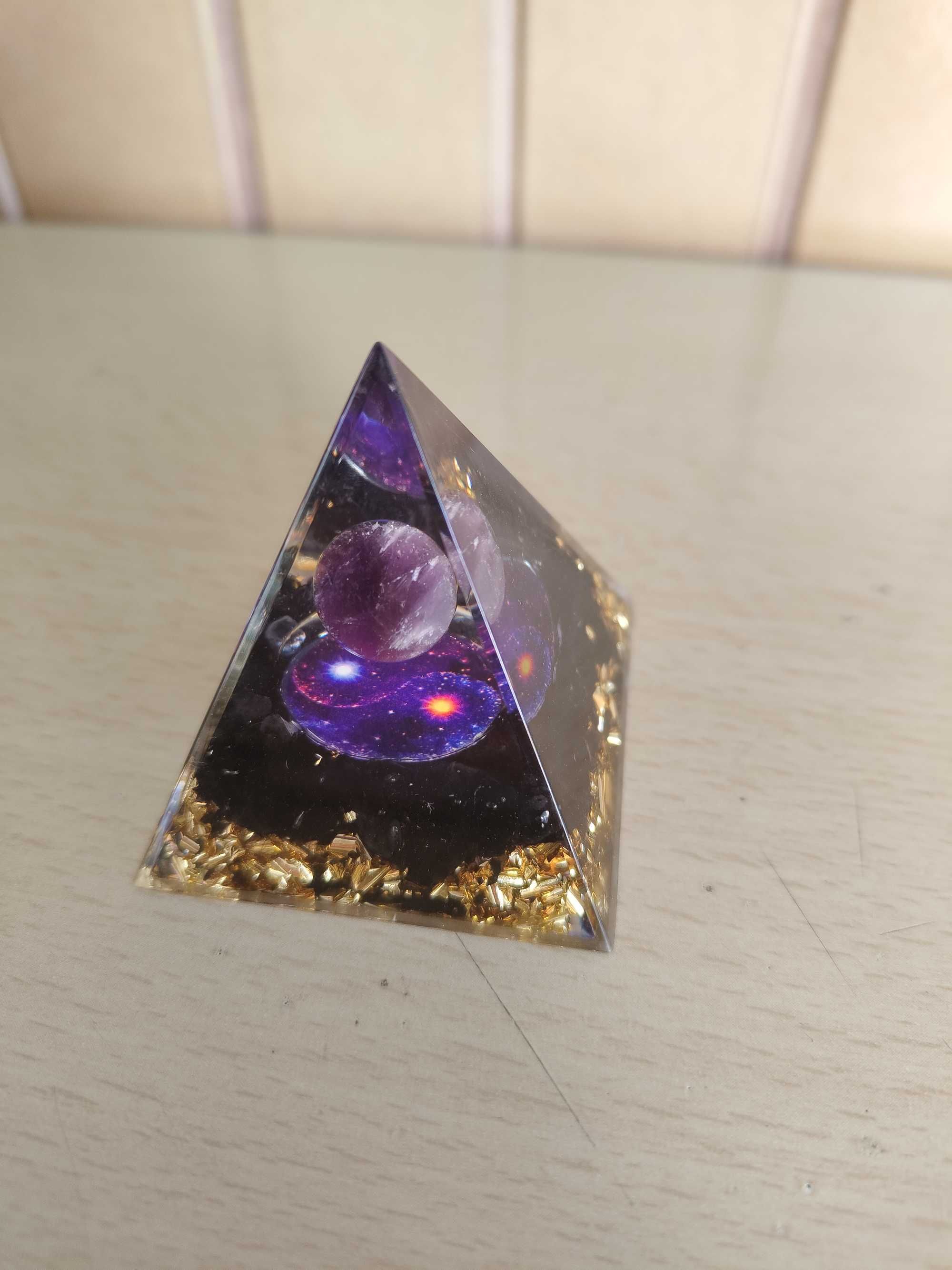 Pedra Pirâmide Cristal de Energia Reiki Chakra
