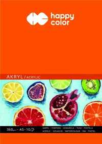 Blok do akrylu ART A5/10K 360g HAPPY COLOR