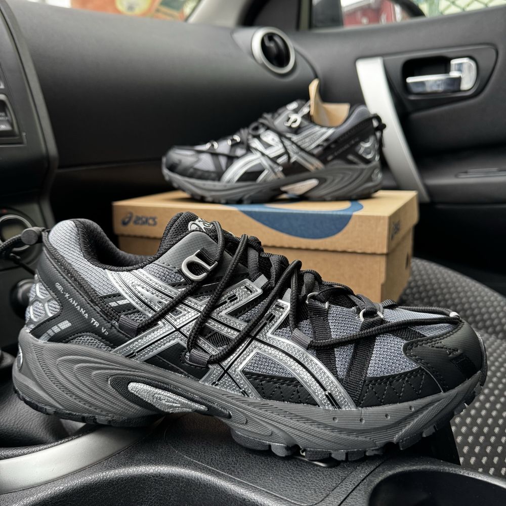 Чоловічі жіночі кросівки асікс Asics Gel-Kahana Tr v2 Grey Black