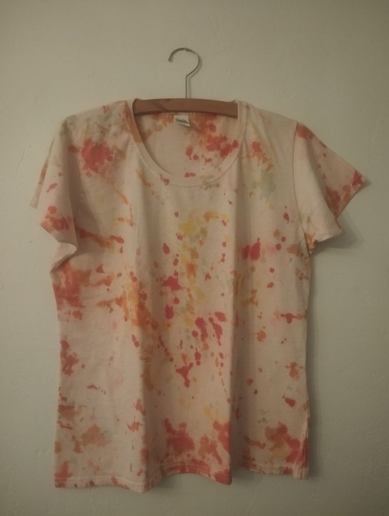 T-shirt koszulka tie-dye rozmiar XXL Fruit of the loom