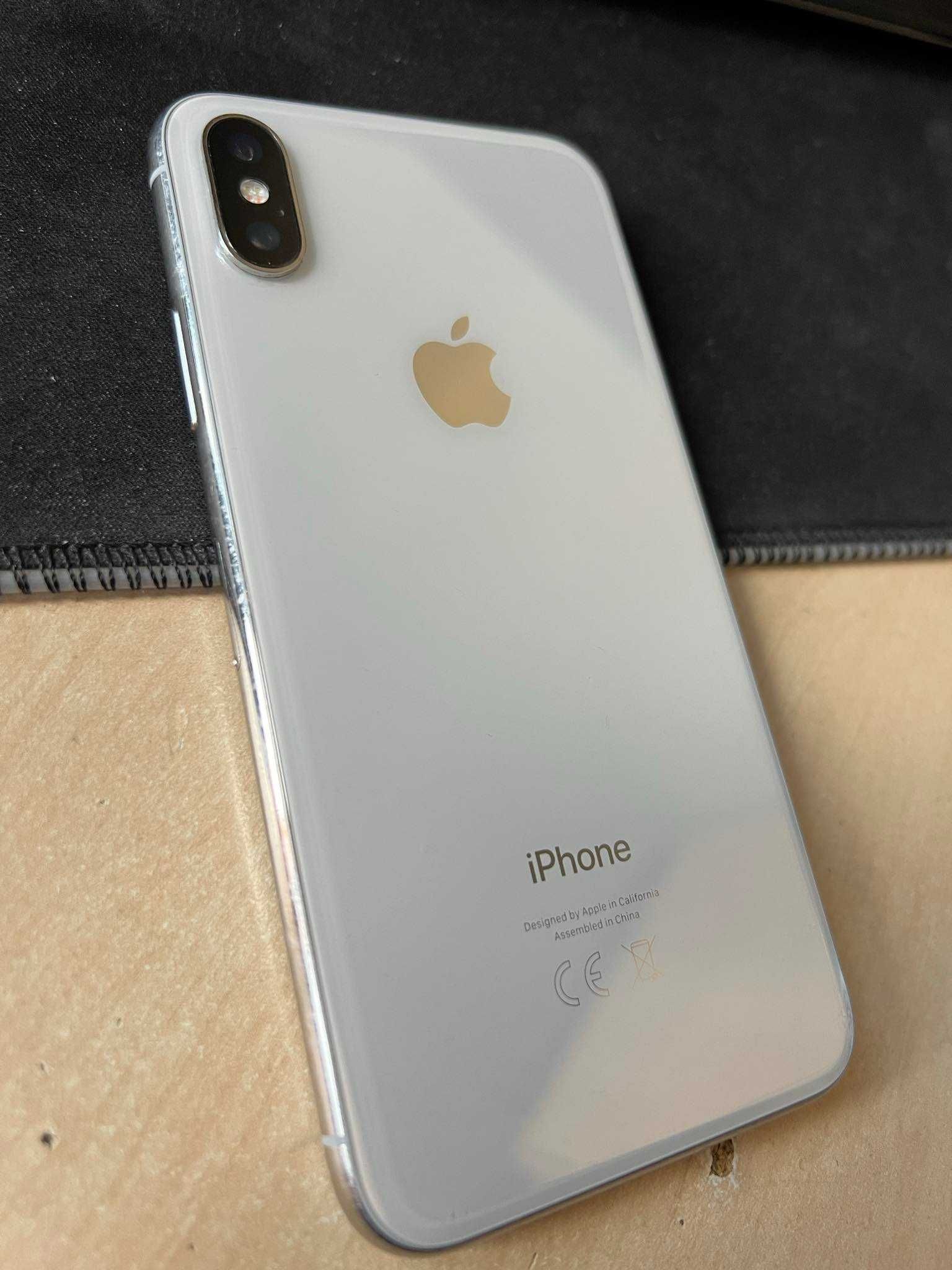 iPhone X, 64 GB, bez blokad, NOWA BATERIA, stan bdb