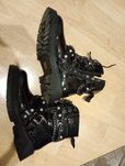 Buty zimowe, lakierki, damskie, workey, na gumie, tozmiar 40