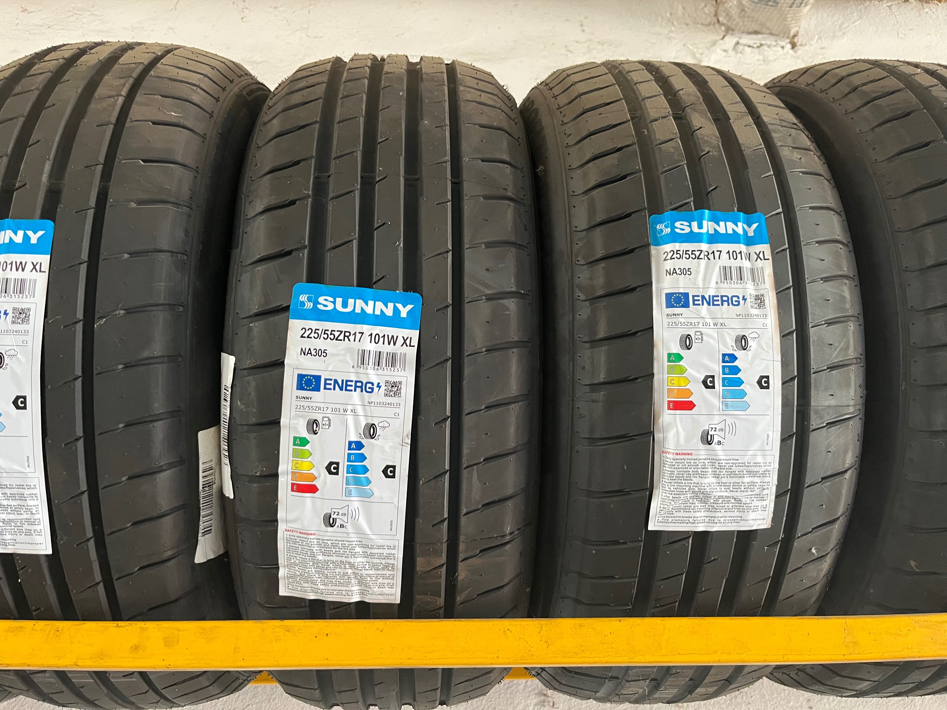 4x opona 225/55R17 SUNNY