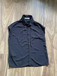 Nowa bluzka koszulowa Mango XS damska koszula czarna