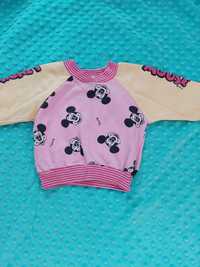 Bluza z Myszką Mickey marki H&M rozmiar 68