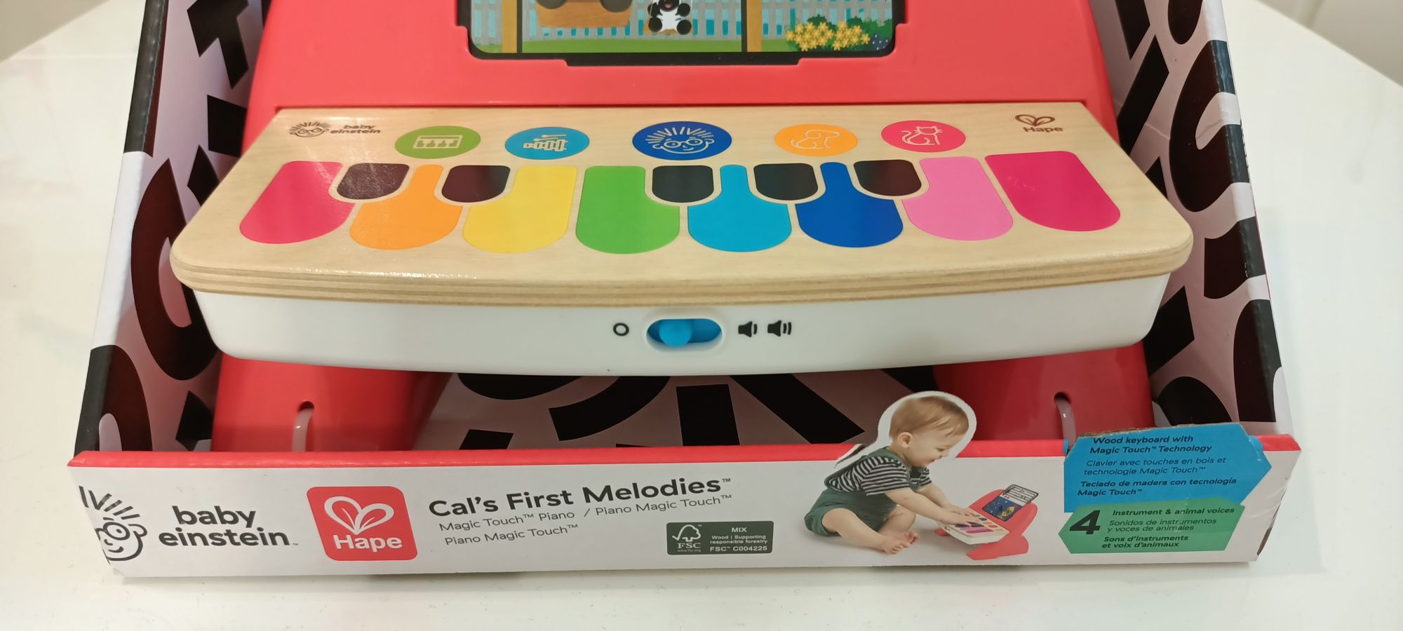 Pianino dla niemowląt i dzieci starszych Baby Eistein Hape