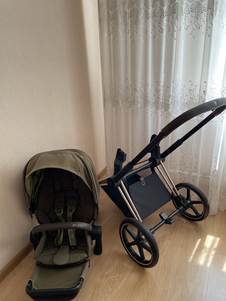 Дитяча коляска Cybex Priam 4.0 gold rose