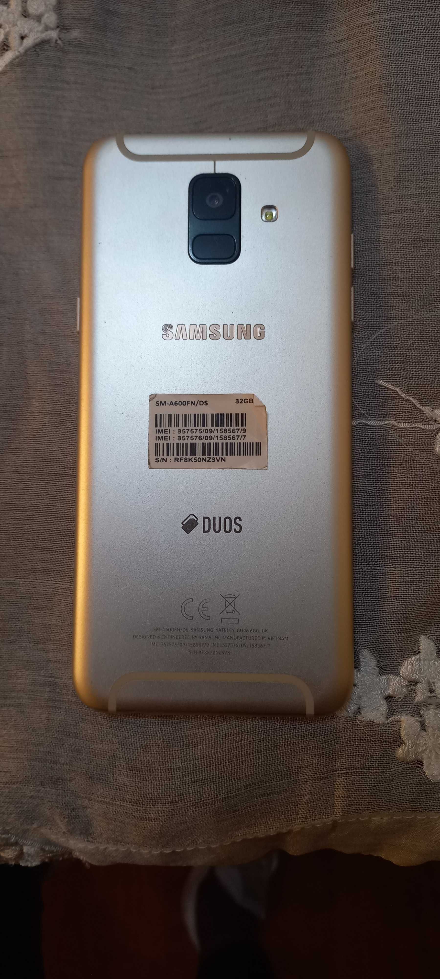 Samsung A6 2018 dourado