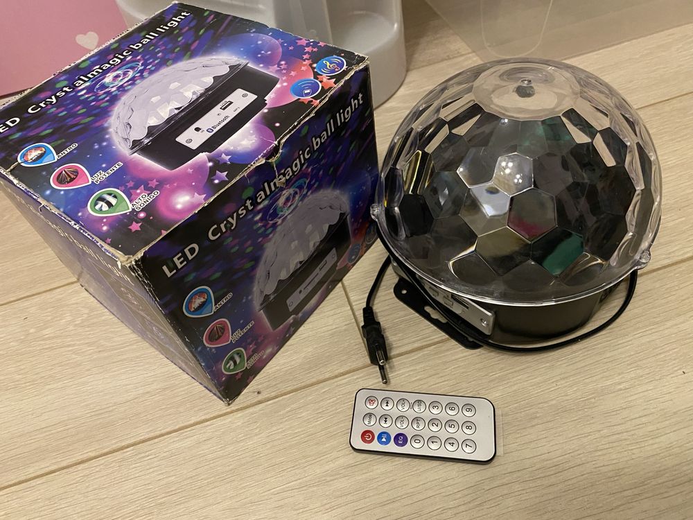 LED Cryst almagic ball light, диско шар