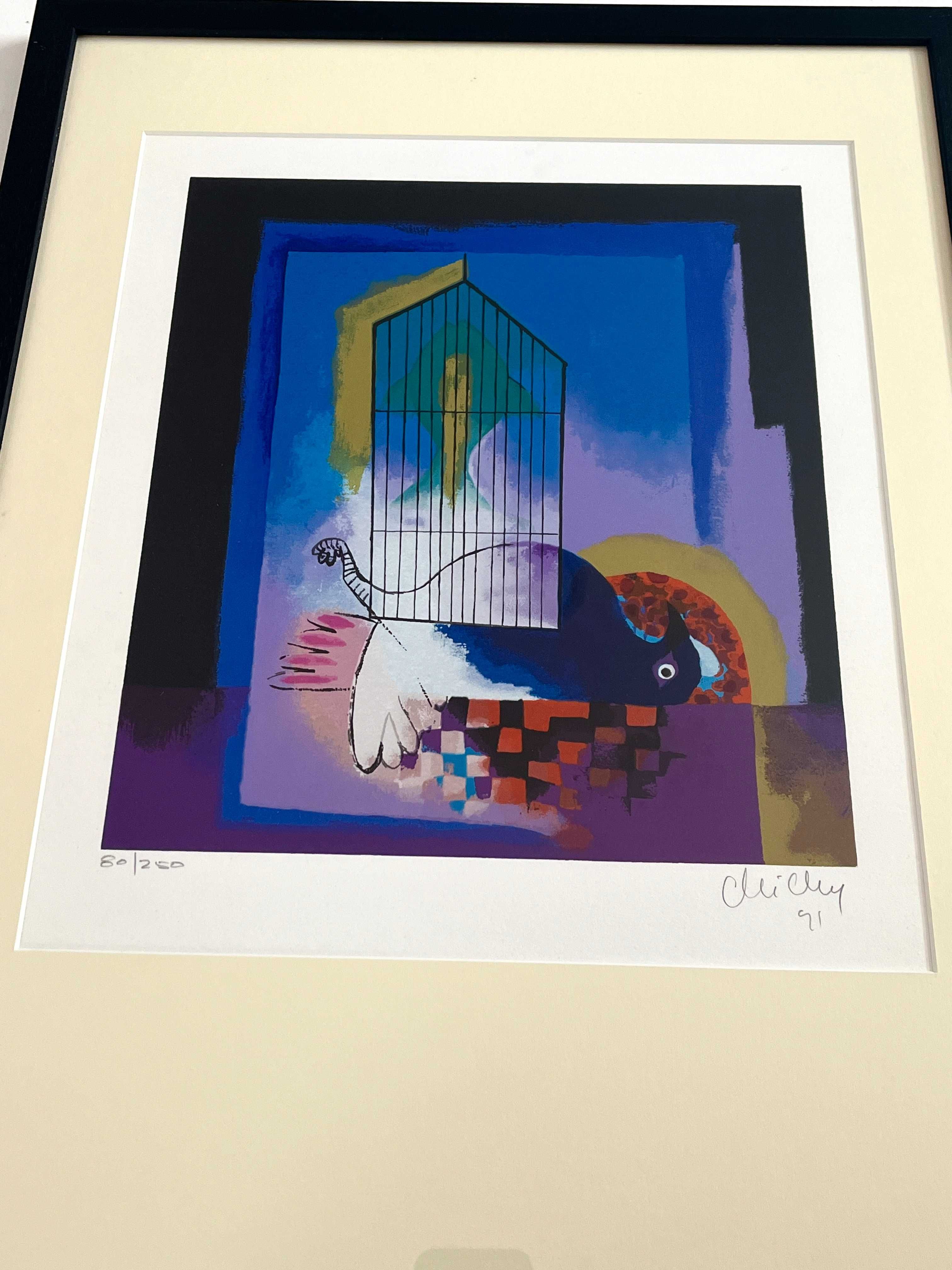 Serigrafia de Roberto Chichorro 1991