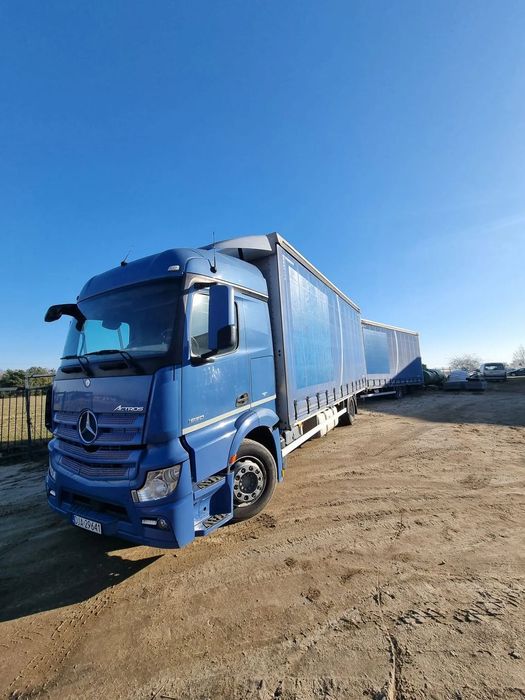 Mercedes-Benz ACTROS 1830 / ZESTAW TANDEM 120 M3  Mercedes - Benz Actros 1830/ ZAMIANA