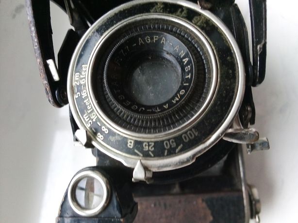 Stary aparat fotograficzny agfa antyk