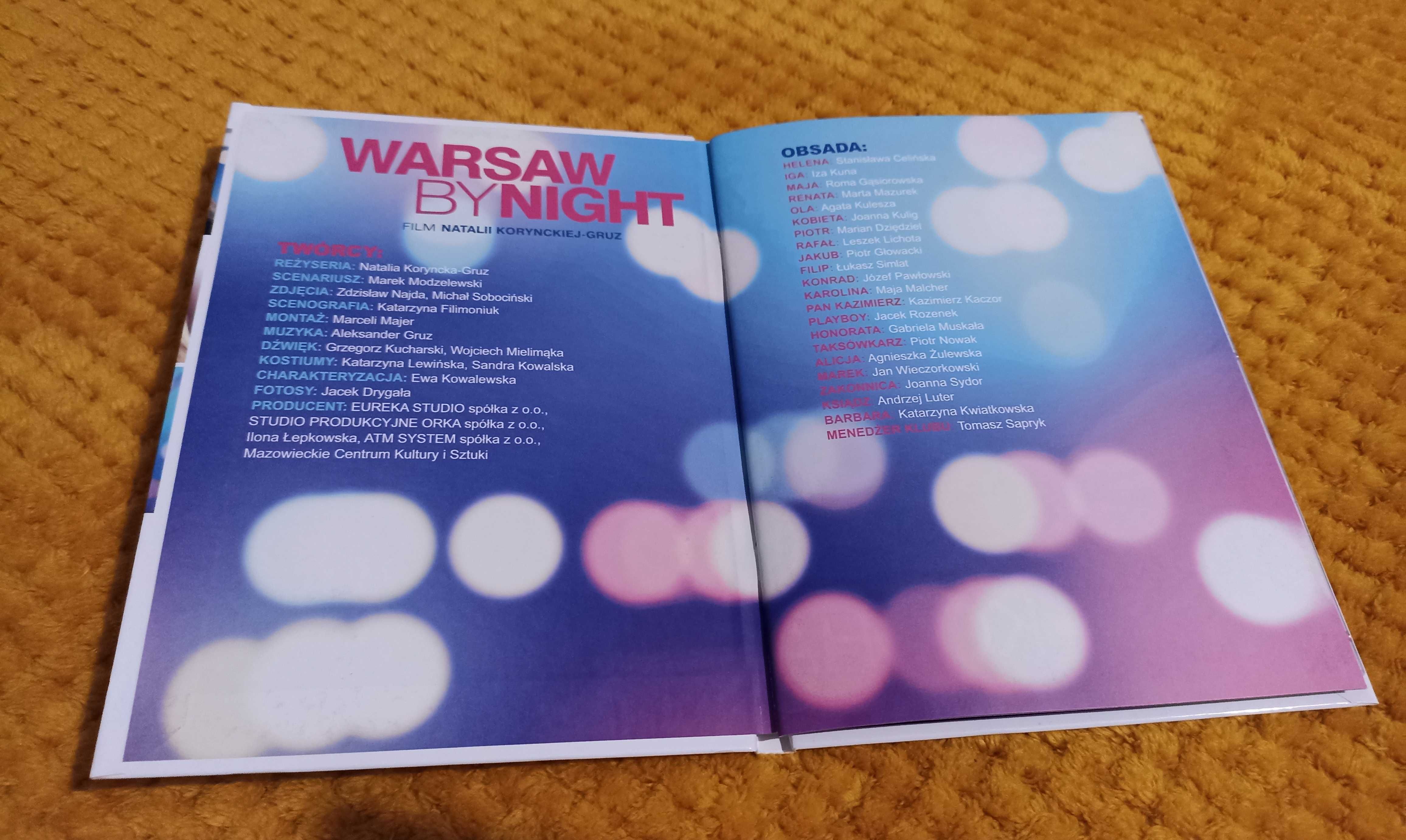 Płyta DVD z filmem "Warsaw by night" Natalii Korynckiej-Gruz