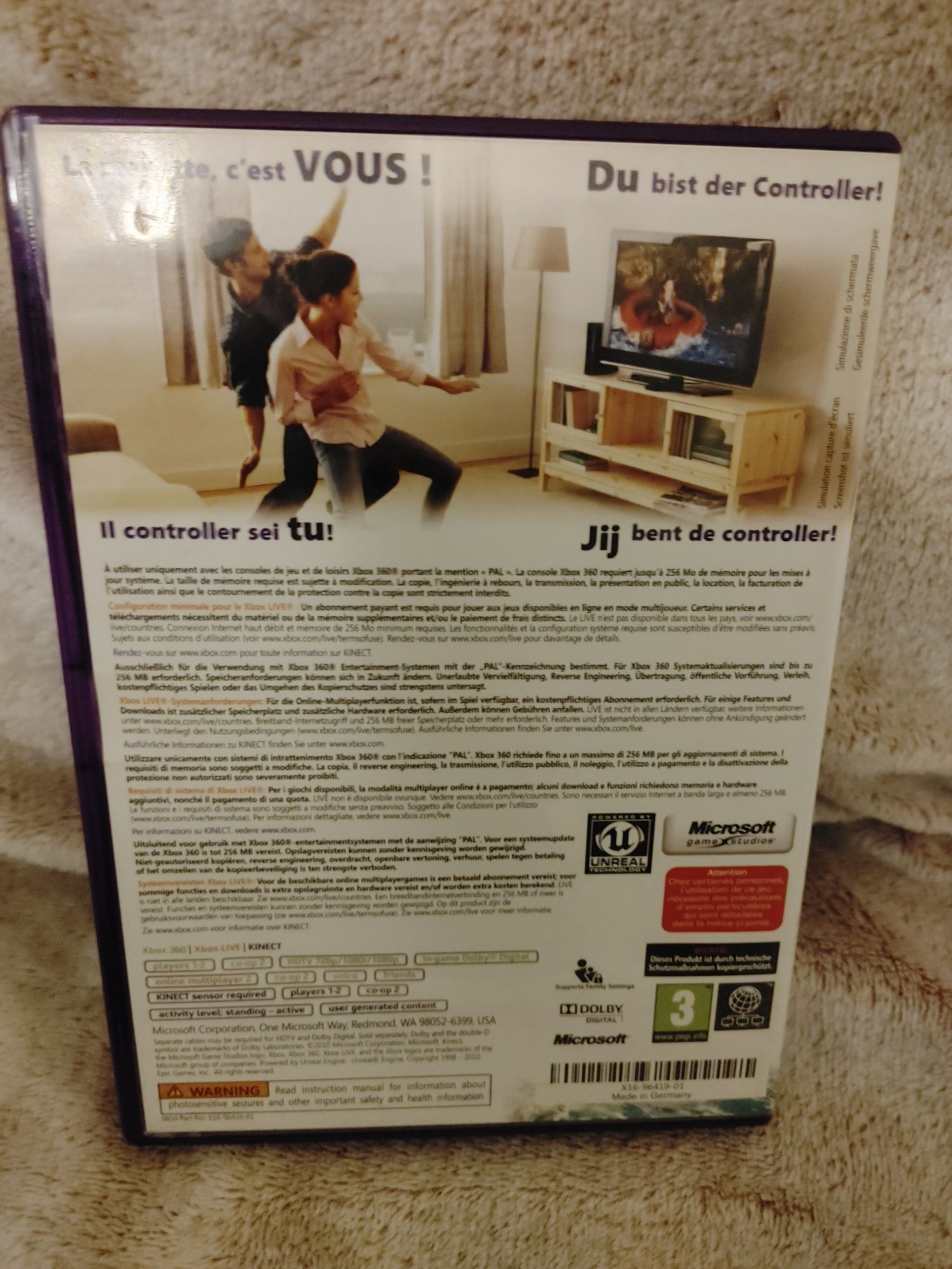 Kinect Adventures XBOX360 w bdb stanie