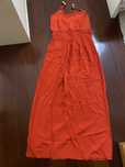 Vestido comprido vermelho