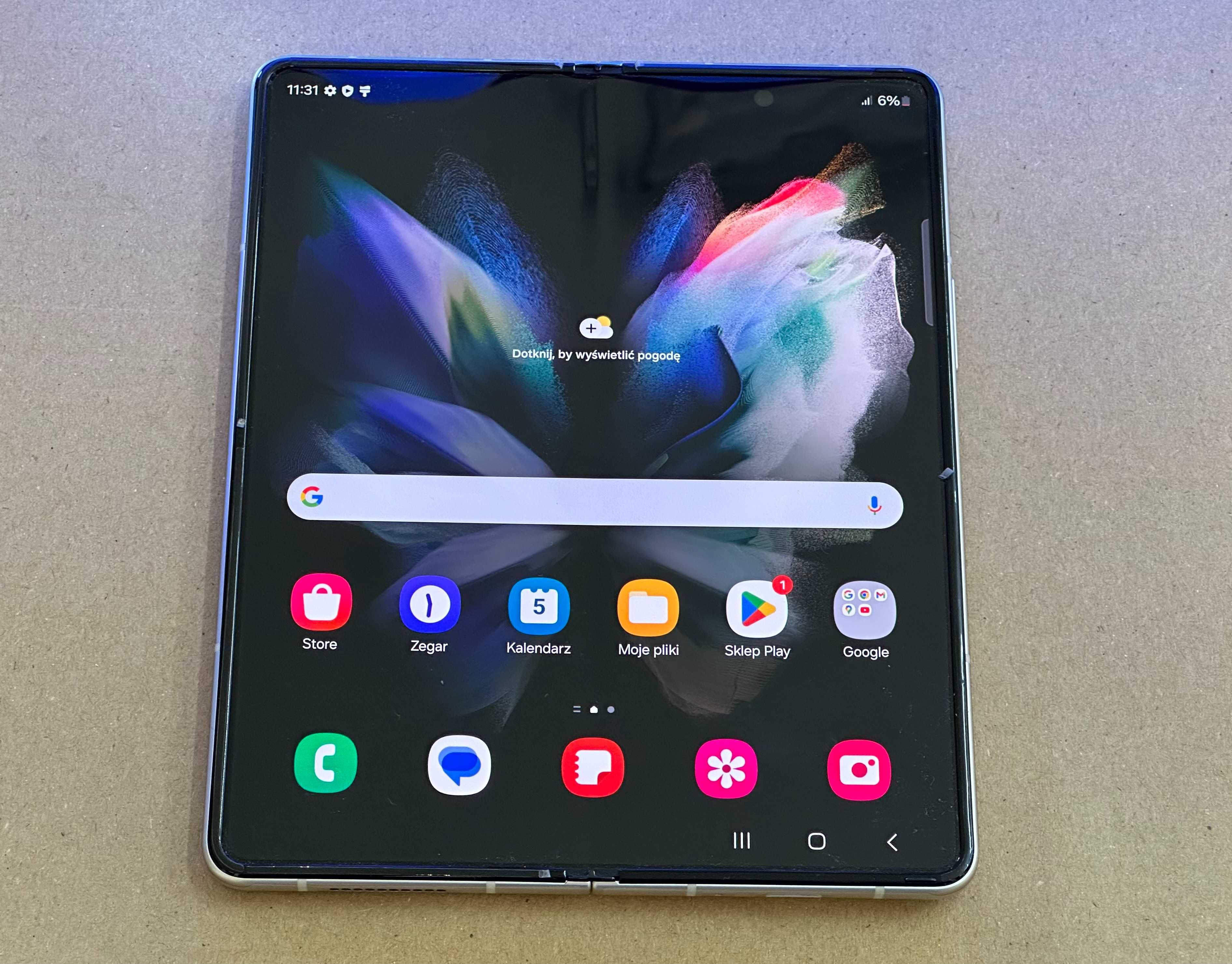 Smartfon Samsung Galaxy Z Fold3 12 GB / 256 GB 5G srebrny / RATY