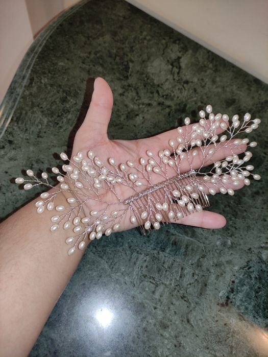 Gancho Toucado Pérolas Noiva