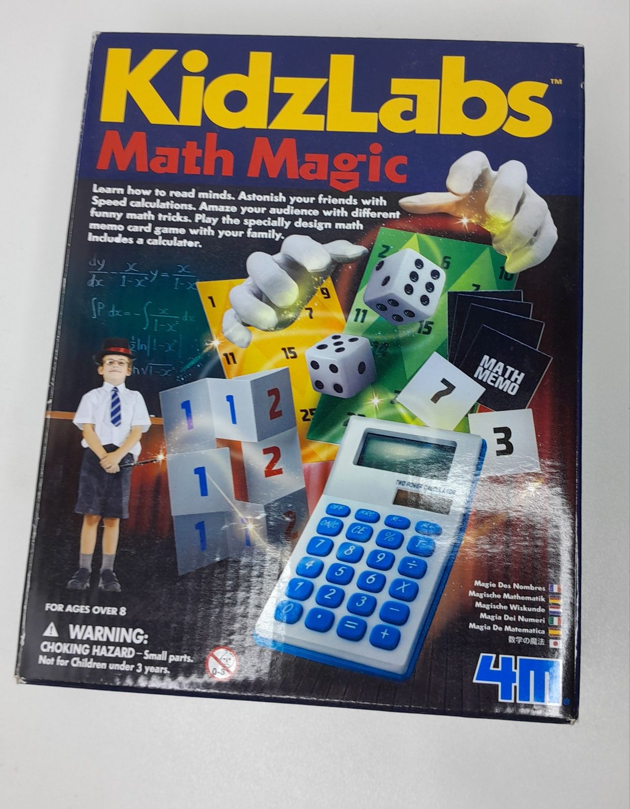 Набір для фокусів Магічна математика. 
Math Magic - 4 M Kidz Labs 
Mat