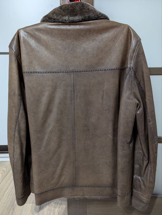 Куртка - дублянка чоловіча шкіряна, розмір XL(52)

Куртка - дублянка