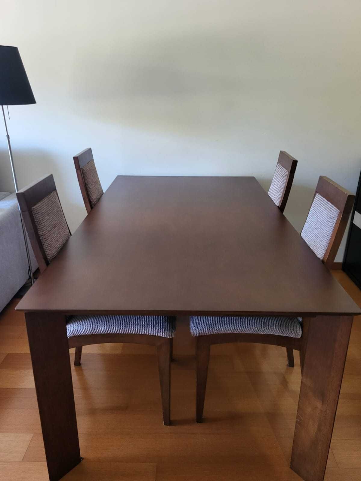 Conjunto Mesa Jantar + Mesa de Cozinha+ Candeeiro