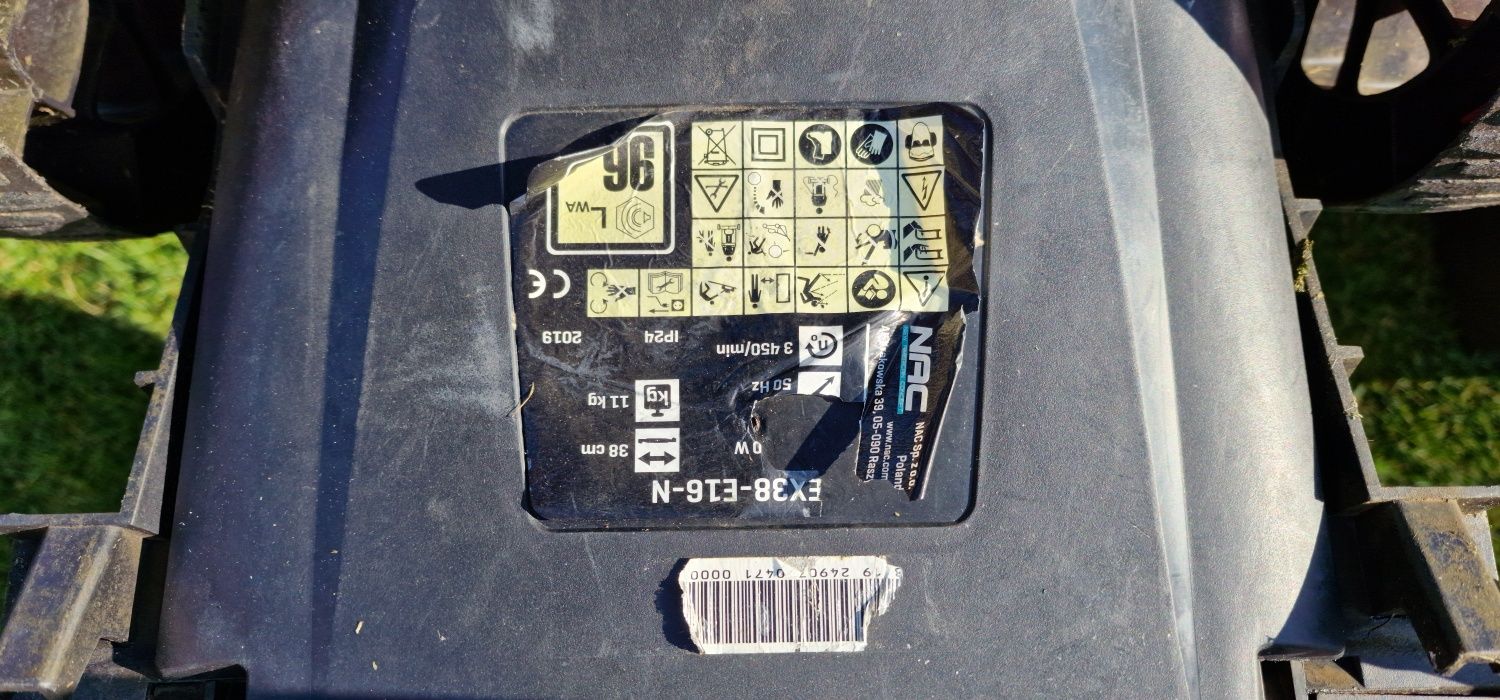 Kosiarka elektryczna NAC MEX38-E16-N 1600W 380mm