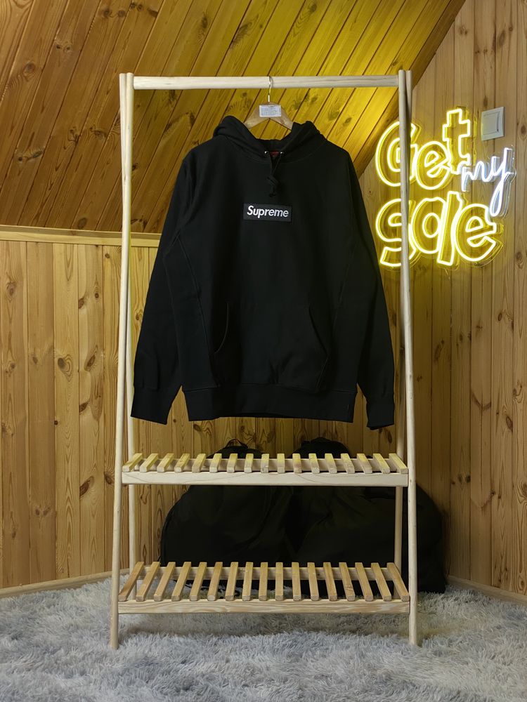 Худі Supreme Box Logo Hooded Sweatshirt Black