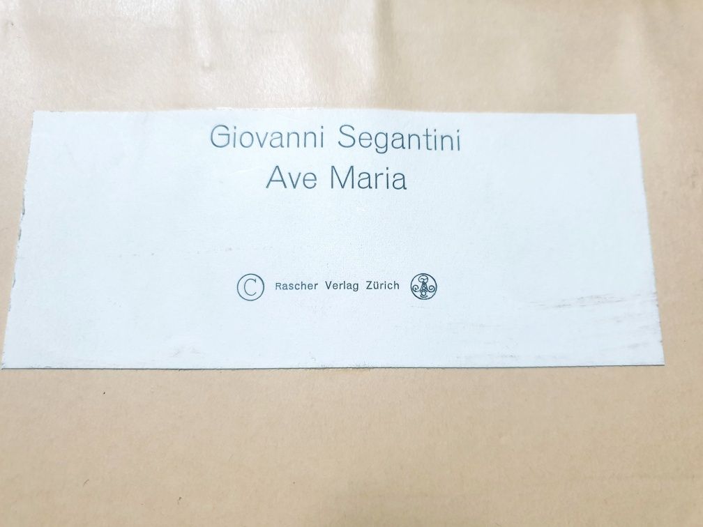 Grande quadro com impressão  "Ave Maria" de Giovanni Segantini