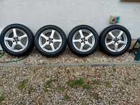 Alufelgi Peugeot-Citroen+opony letnie+śruby