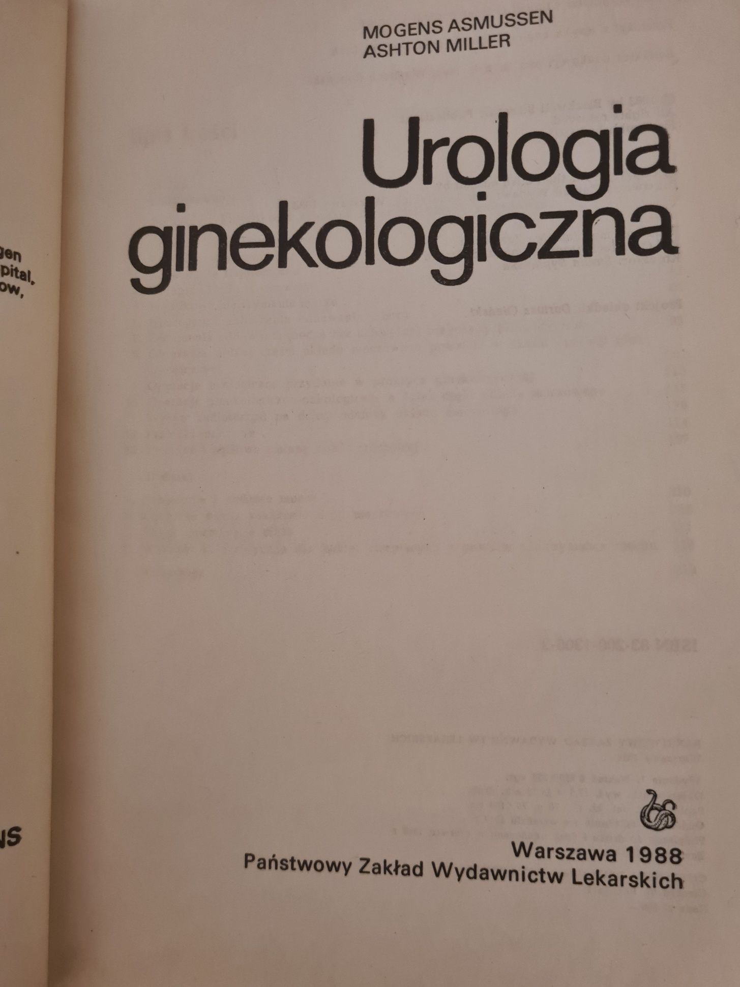Urologia ginekologiczna - Mogens Asmussen, Ashton Miller