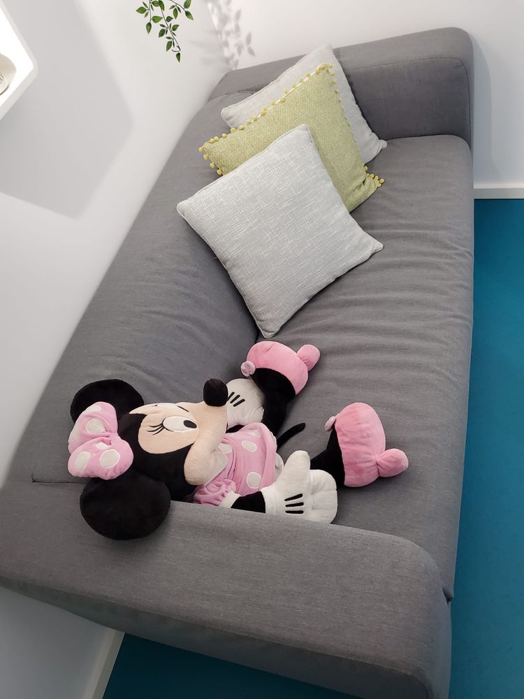 Sofá cinza KLIPPAN ikea