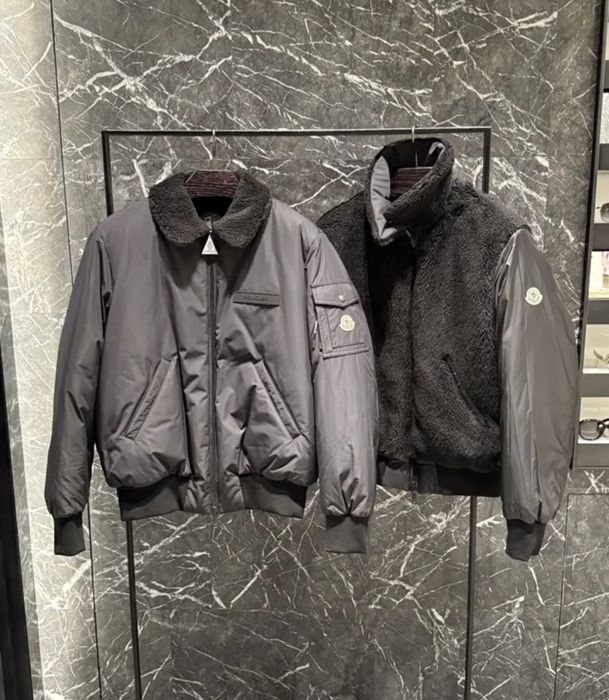 Moncler двосторонній чоловічий бомбер пуховик S/M/L/XL/XXL