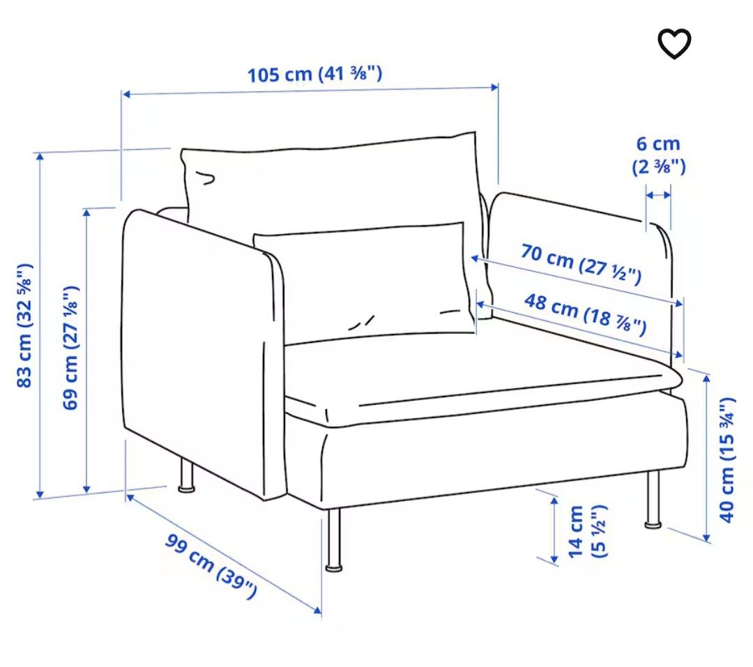 Nowy 1/2 Ceny fotel SODERHAMN z Ikea