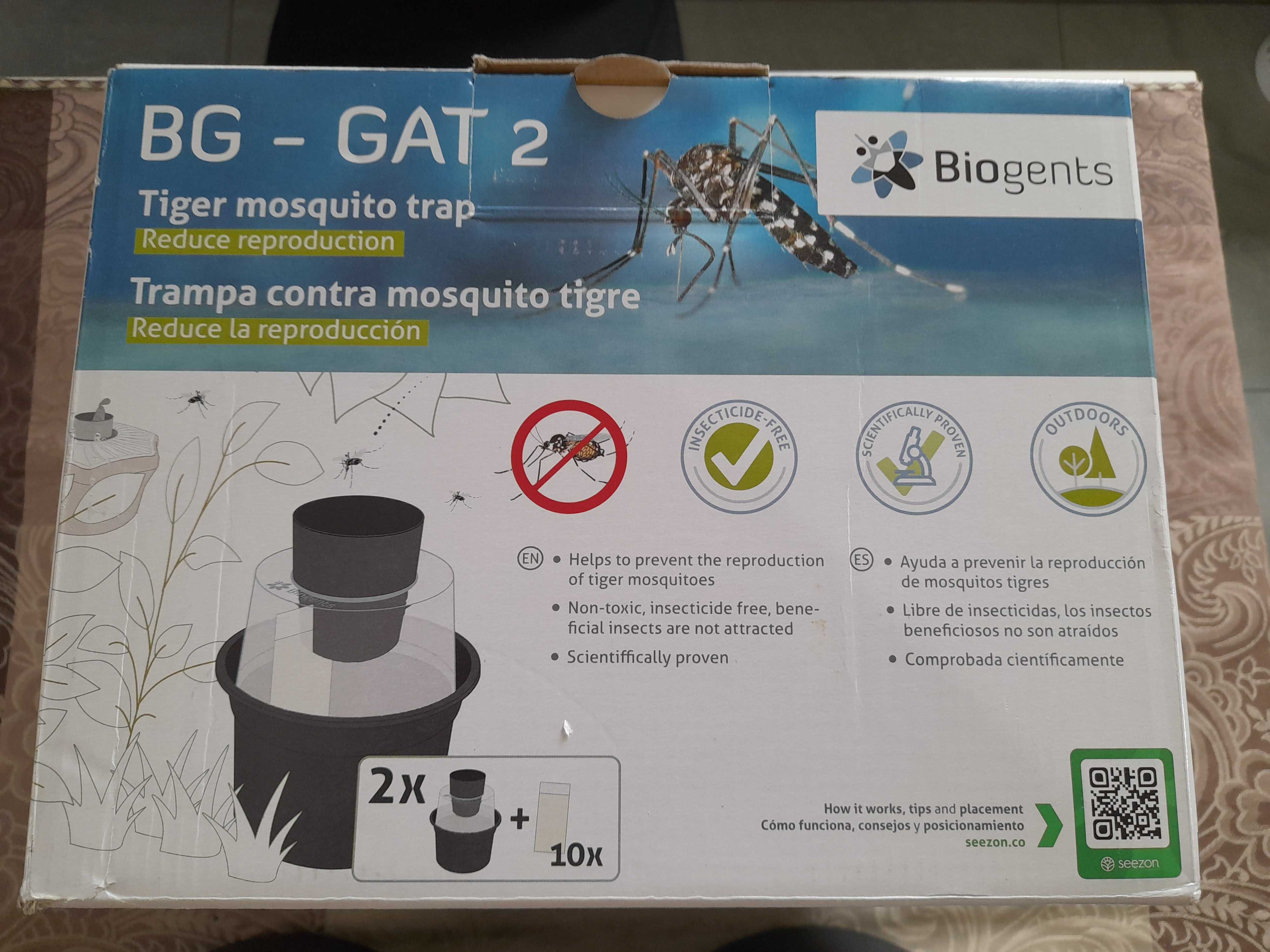 Pułapka przeciwko komarom BIOGENTS