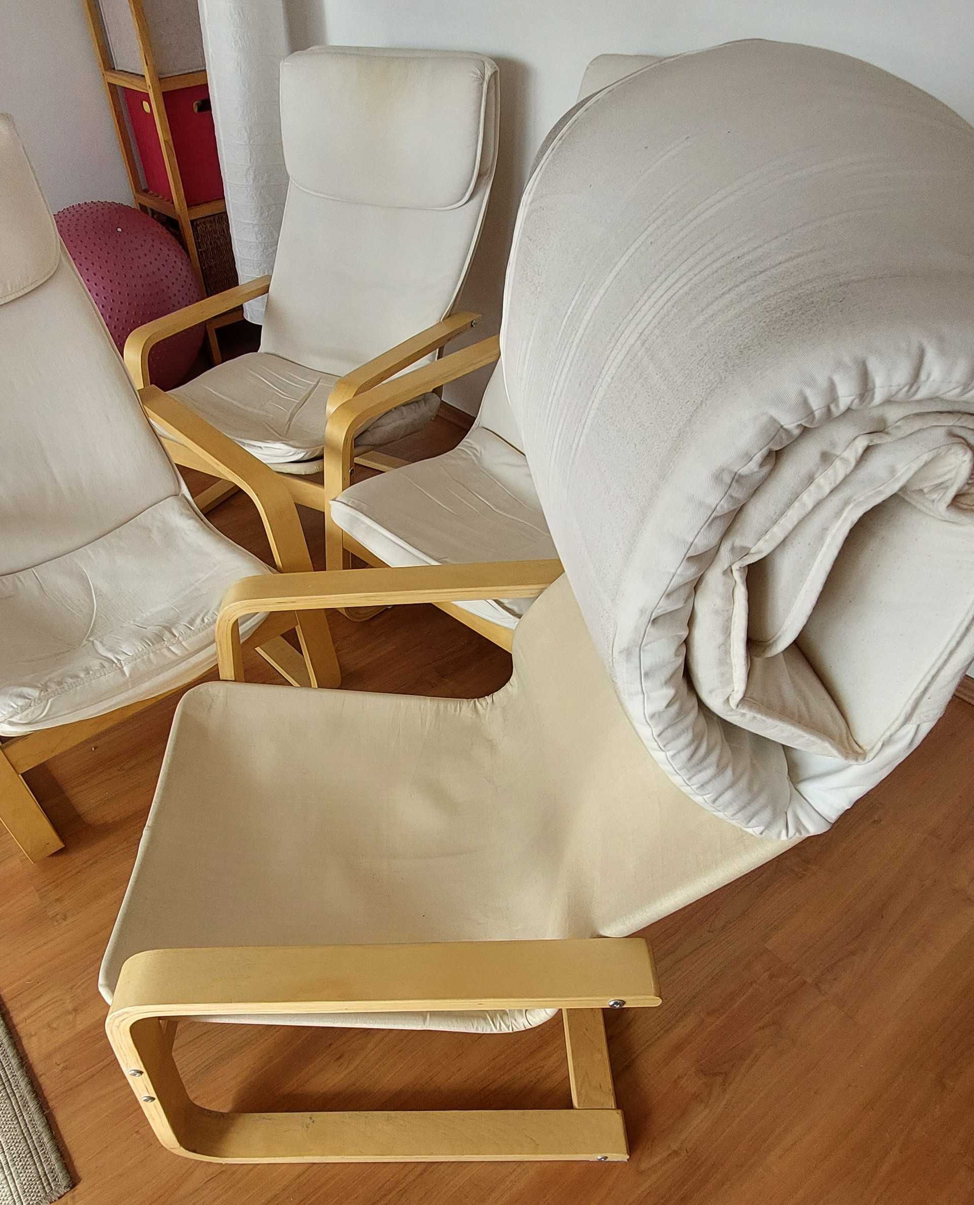 Fotele Poang IKEA 4sztuki
