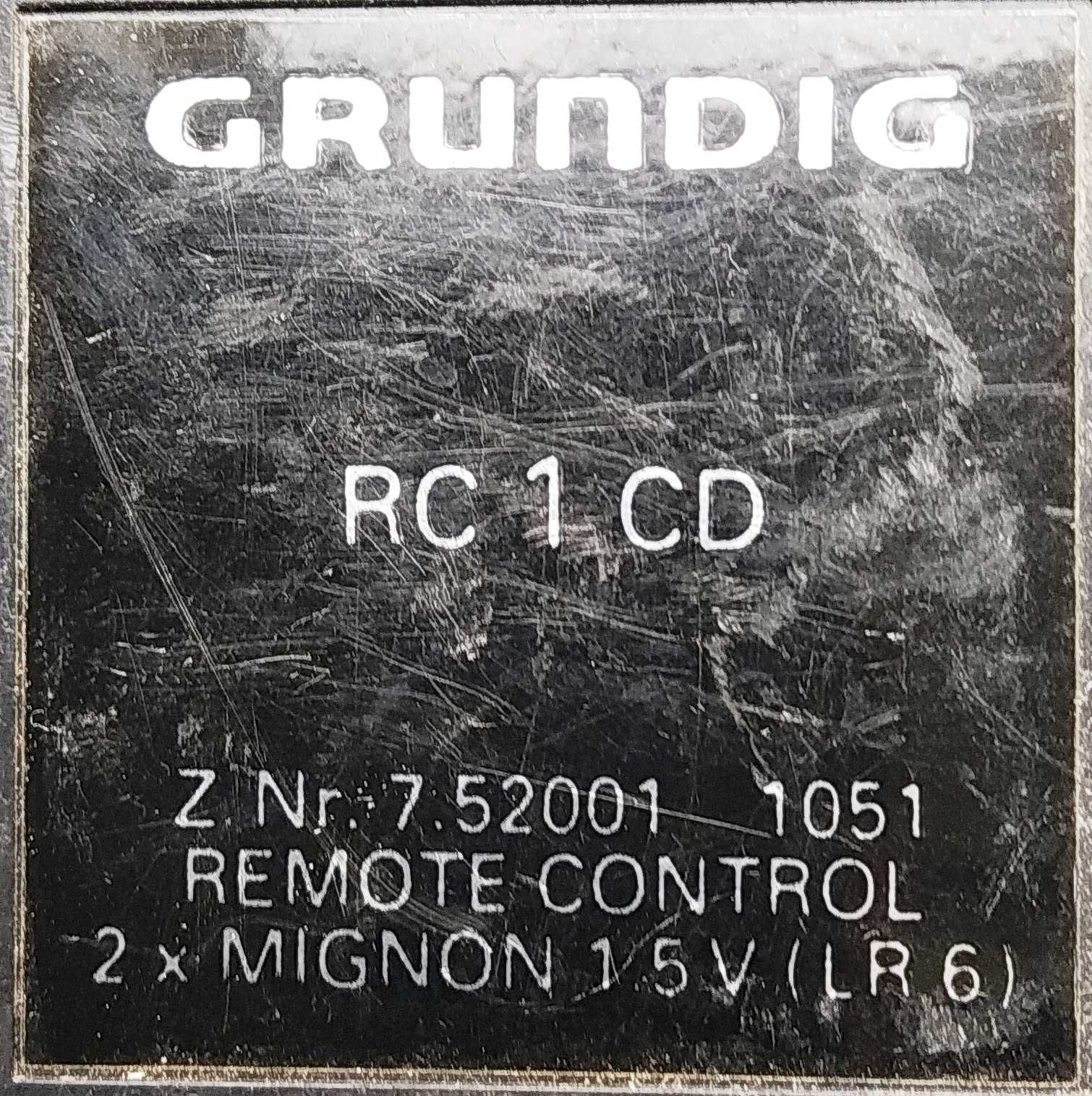 Продам пульт ДУ Grundig CD 1