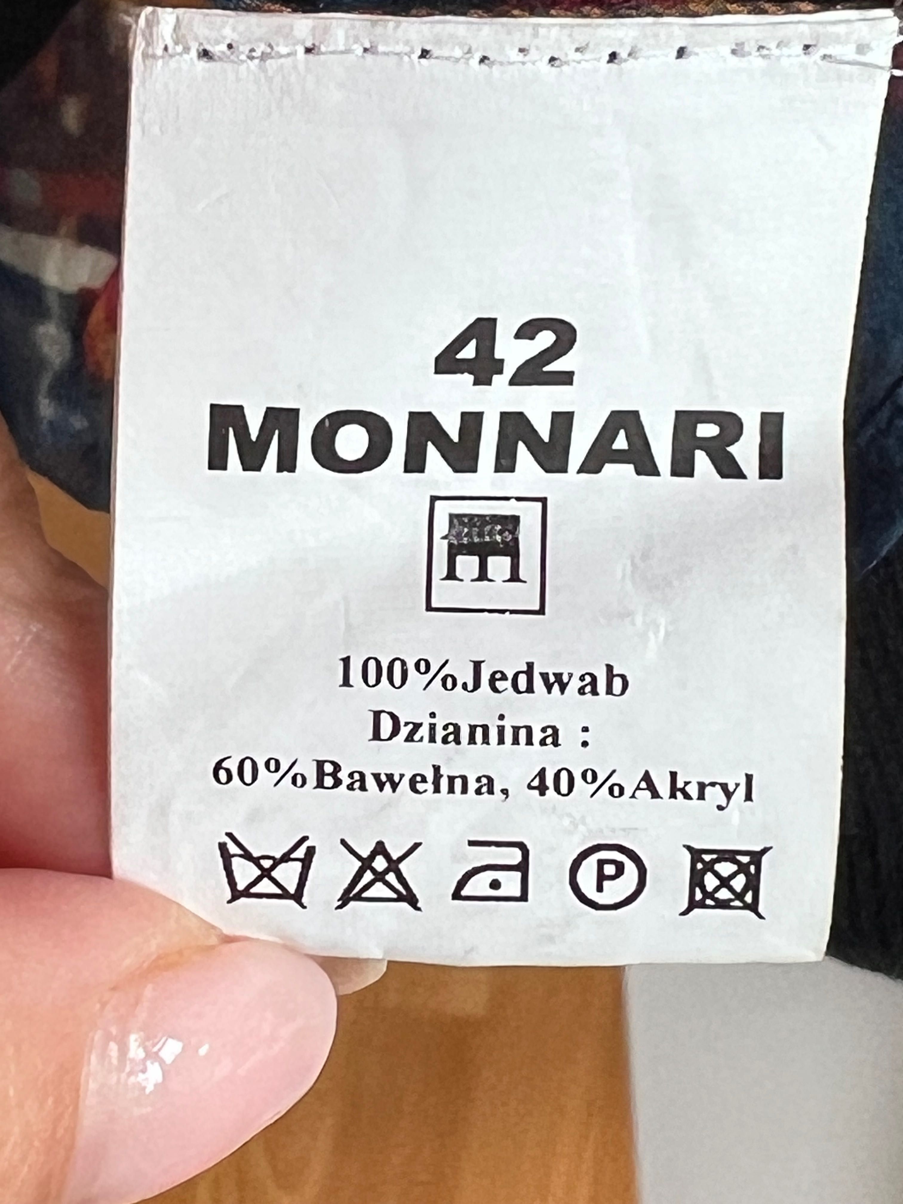 Oryginalna bluzka jedwabna Monnari