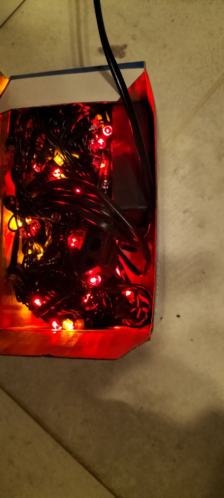 Lampki choinkowe LED kolorowe,100 szt. zewnętrzne i wewnętrzne