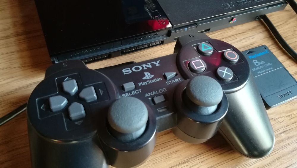 PS2 Slim SCPH-90004 Pad Pudełko Plomba Konsola PAL Unikat