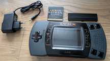 Konsola atari lynx 2 + batman returns + zasilacz, ekran lcd, retro