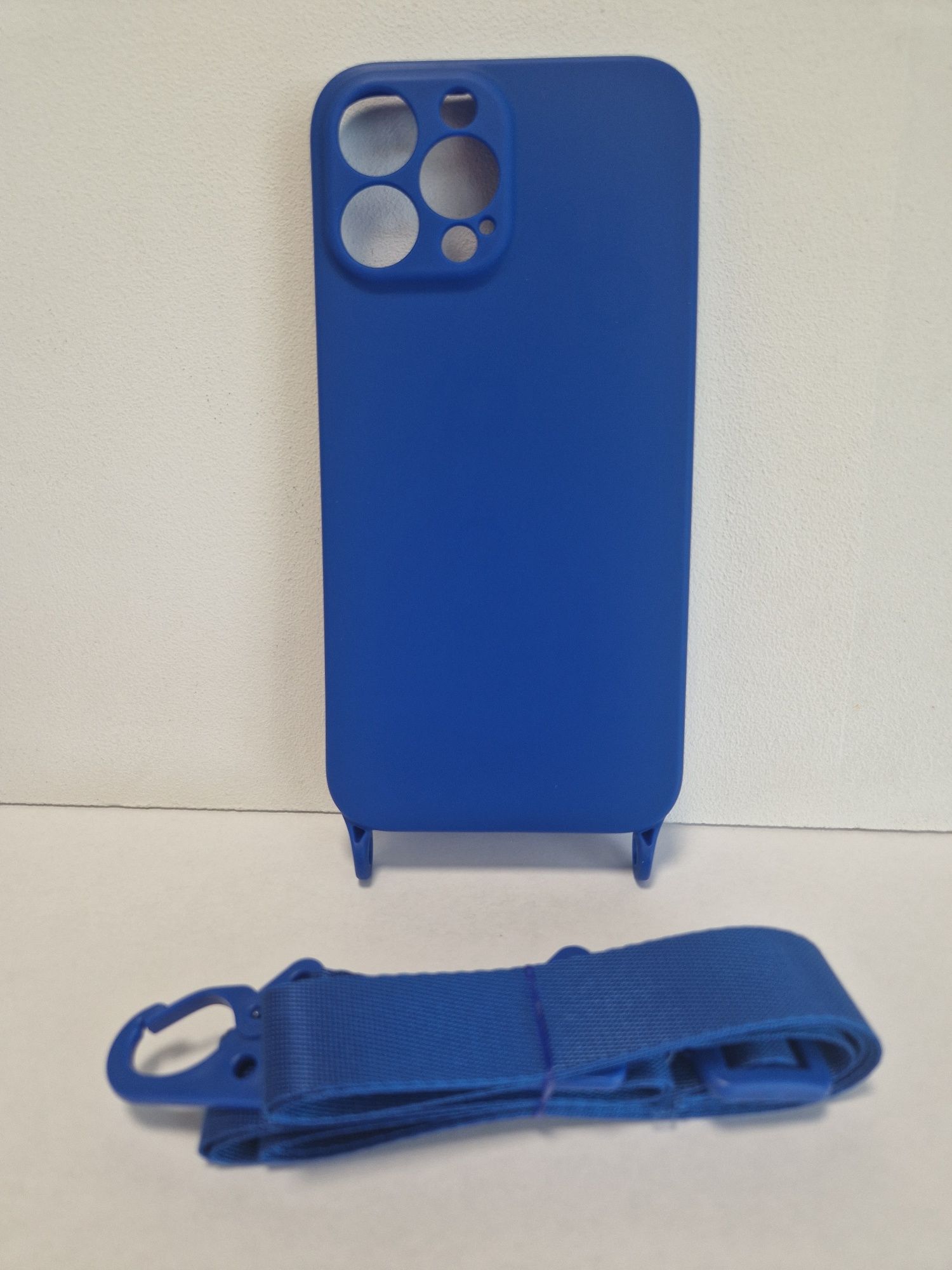 Strap Silicone Case do Iphone 13 Pro Max wzór 2 niebieski