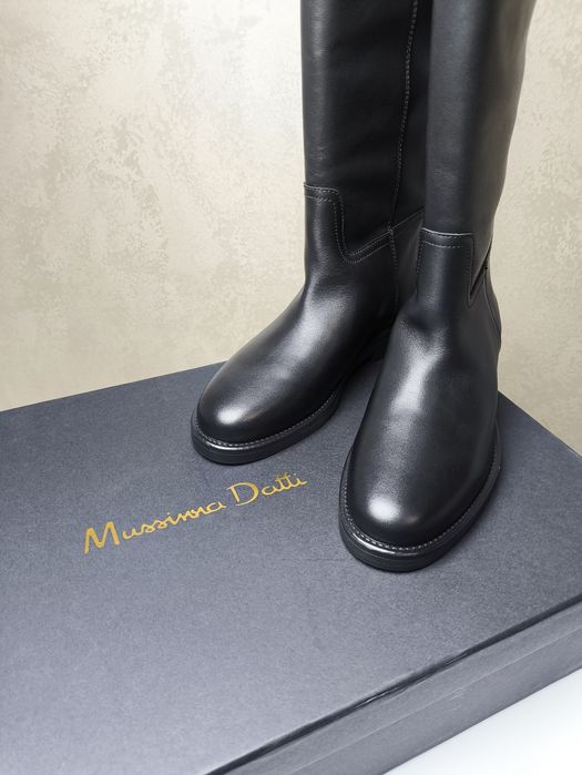 Жіночі шкіряні Чоботи Massimo Dutti