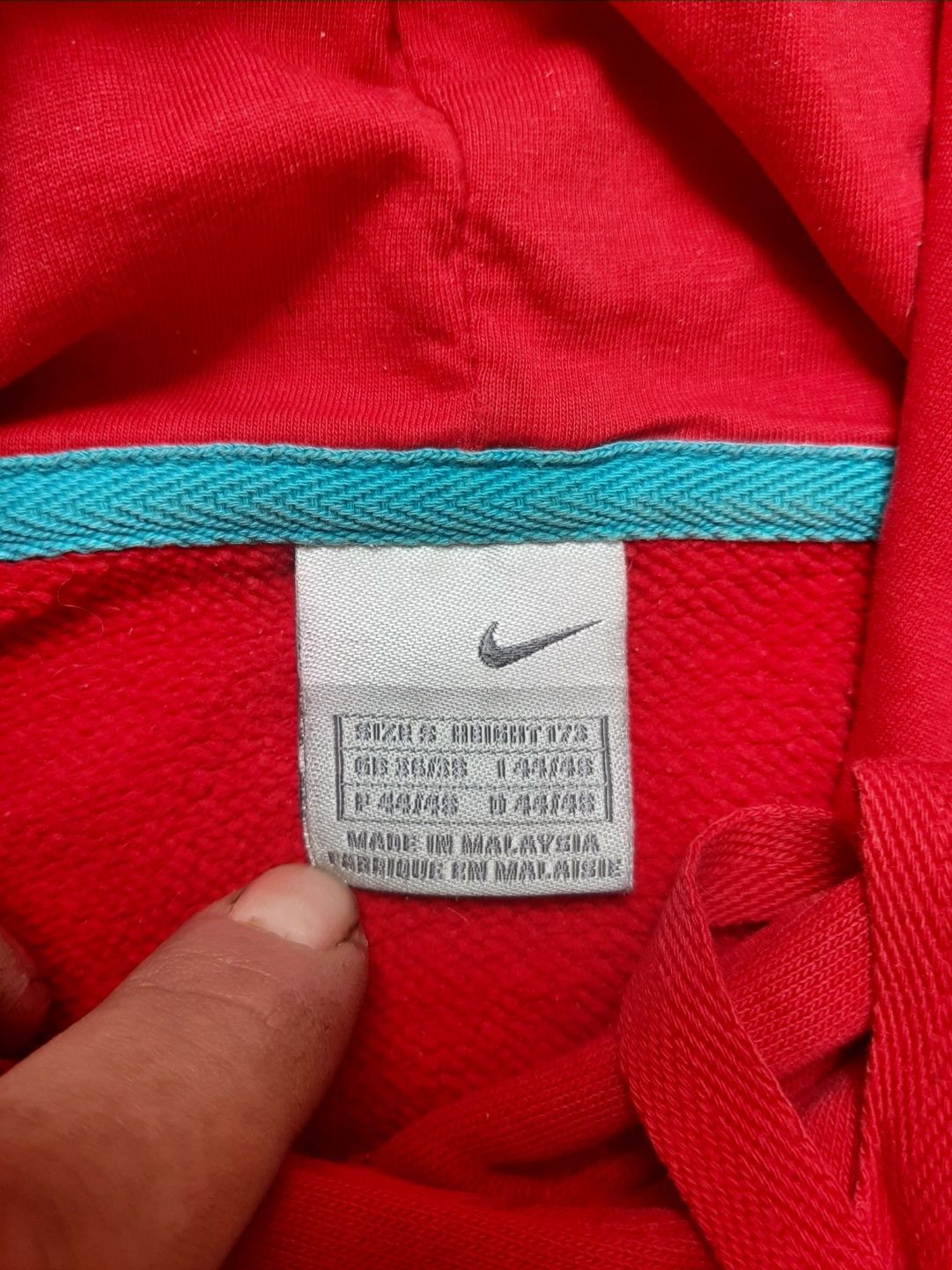 Вінтажне худі кофта оверсайз Nike big logo swoosh оригінал